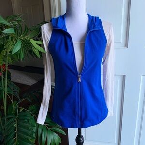 Ralph Lauren Royal Blue Zip-Up Hooded Vest